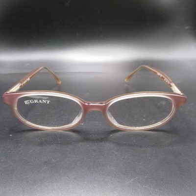 GRANT 3049 C 264 50 Eyeglass Frames Women's Brown Pink Tortoise Oval Full Rim