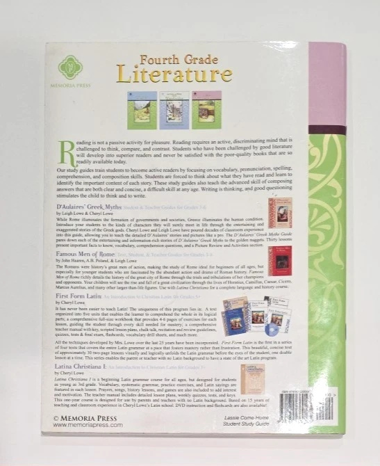 Memoria Press Lassie Come-Home STUDENT STUDY GUIDE, No writing, 4th grade Lit. - Image 2 of 3