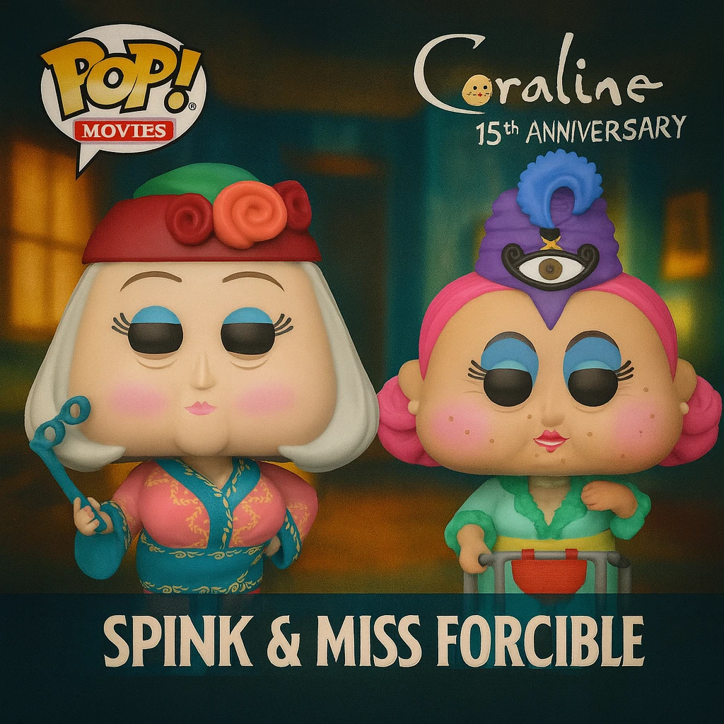 Funko Pop! Movies: Coraline 15th Anniversary - Spink & Miss