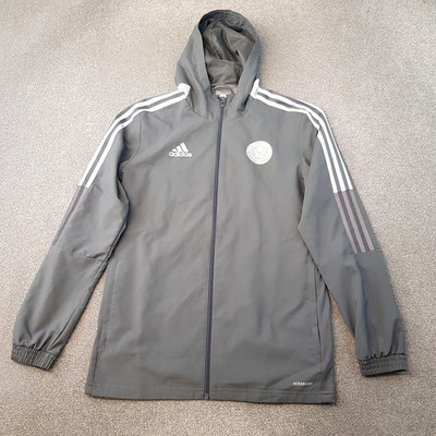 Adidas Sheffield Utd Jacket Small Grey Rain Coat Football Training Windbreaker