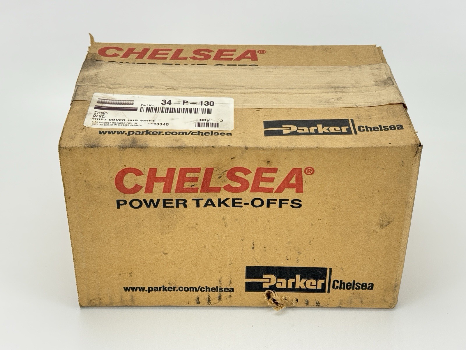 Box of 2 Chelsea Parker 34-P-130 PTO Air Shift Cover