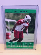 2007 Topps TX Exclusive Rookie Card #108 Levi Brown 452/799. rookie card picture
