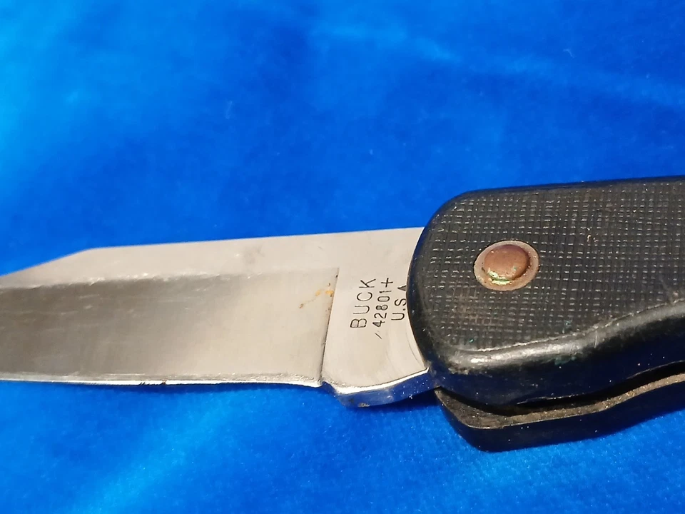 Navaja de bolsillo Buck Selector 42801 hoja única bloqueo Foto 3 de 4