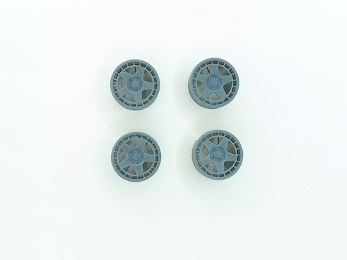 Lot De 4 Jantes 10 Rayons 3D CREATIVE (réf.1180) – Pour Modèles Réduits 1:24 à 1:18