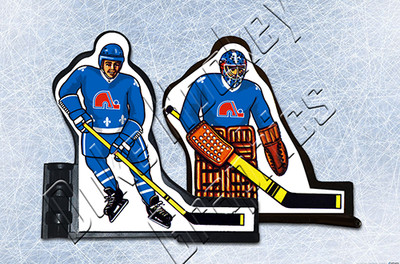 NHL Colorado Avalanche 2026-Present heritage PEEL-OFF vinyl decals Coleco compat