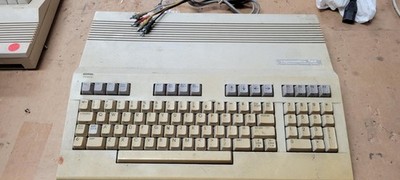 Vintage Commodore 128 C128 Personal Computer For Parts/No Power Supply
