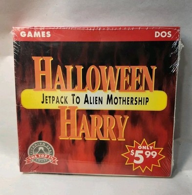 HALLOWEEN HARRY Titanium Seal Radio Shack Softkey 3.5'' Disk Dos IBM pc game New 