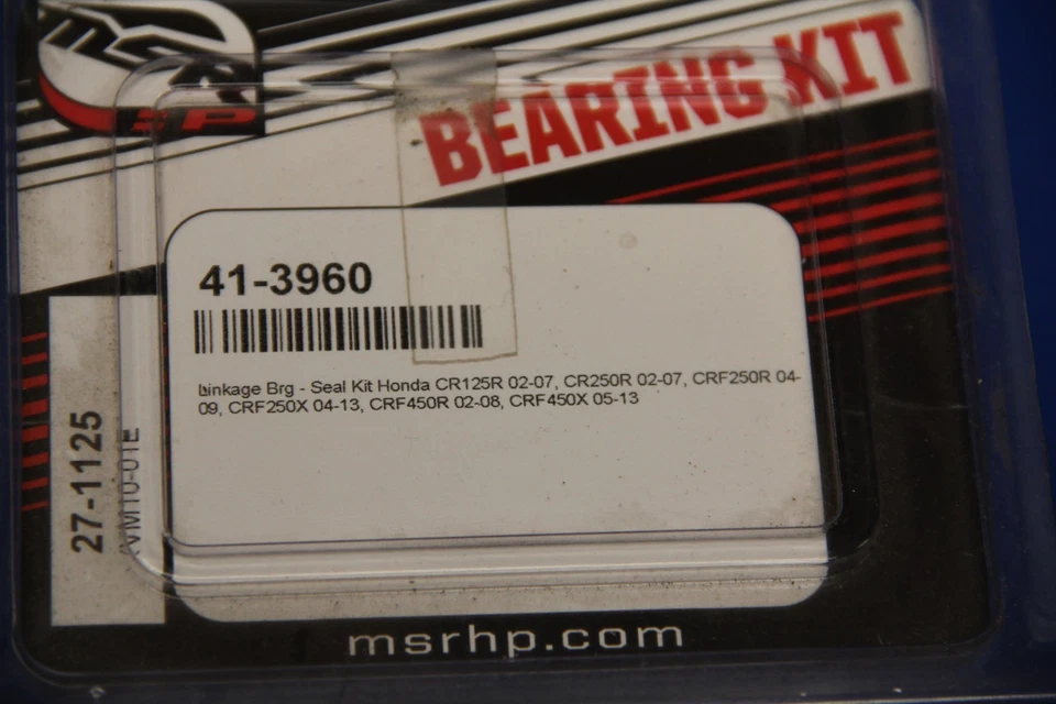 Kit de rolamento pivô de ligação de suspensão 2002 02-07 CR250R CR125R CRF250R 41-3960 - Imagem 2 de 4