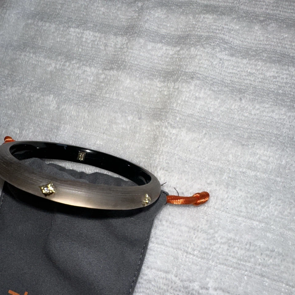 Alexis Bittar полупрозрачный Lucite браслет браслет золото с драгоценностями новый - Изображение 3 из 4