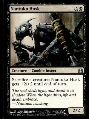 2011 Commander 2011 Nantuko Husk Commander/Uncommon #90