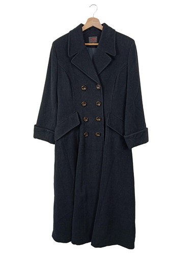 VESTINO DUE Cappotto in lana Donna Cappotto Taglia IT 42 blu elegante