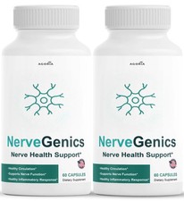  2 Pack NerveGenics Pills, NerveGenics Advanced Formula Pills for Nerve Health