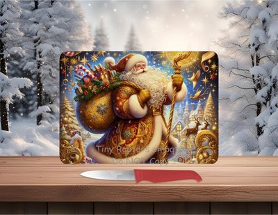 Christmas ~ 15 x 11 ~Tempered Glass Cutting Board~FREE shipping~ CHOICE~Gift