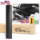 3D Carbon Fiber Black Matte Textured Car Vinyl Wrap Sticker Decal Film Sheet DIY