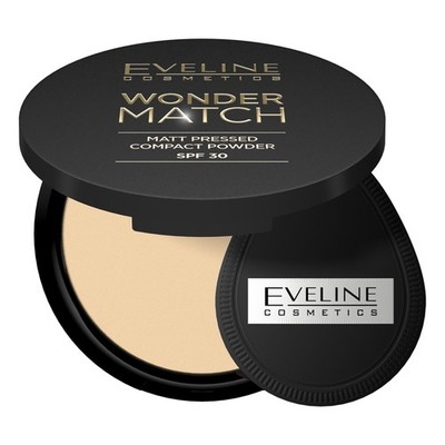 Eveline Wonder Match Mattes Kompaktpuder mit LSF 30 - 02 8 g
