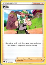 MILO 057/073 UNCOMMON CHAMPION'S PATH POKEMON LP
