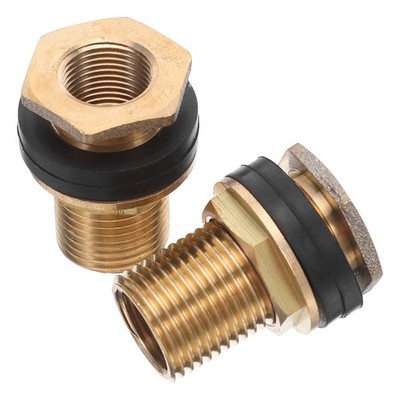 2 Pcs Schnellverbinder Kupferwassertankstecker Gartenschlauchadapter