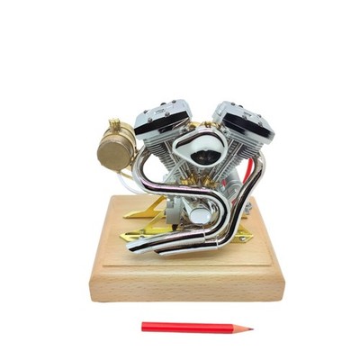 OKMO R34 OHV V2 4,2cc 4-Takt Benzinmotor Motorradmodell RTR 1:5