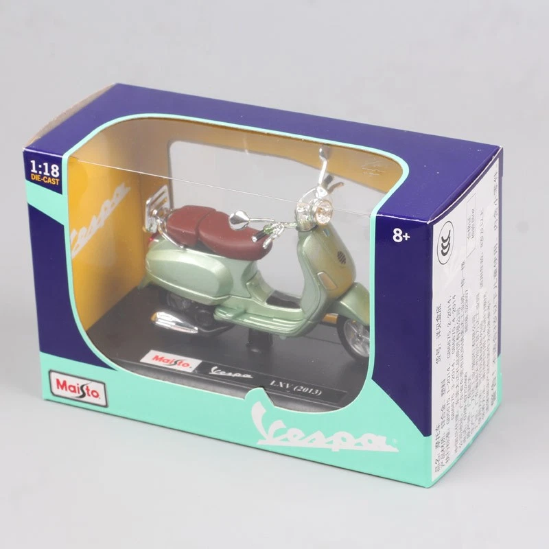 Maisto 1:18 Scale Vespa LXV 2013 Motorcycle Scooter Diecast Bike Toy Model - Image 2 of 4