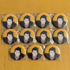 Jujutsu Kaisen Badge Set 11pcs Exhibition Water-Proof Collectible Used