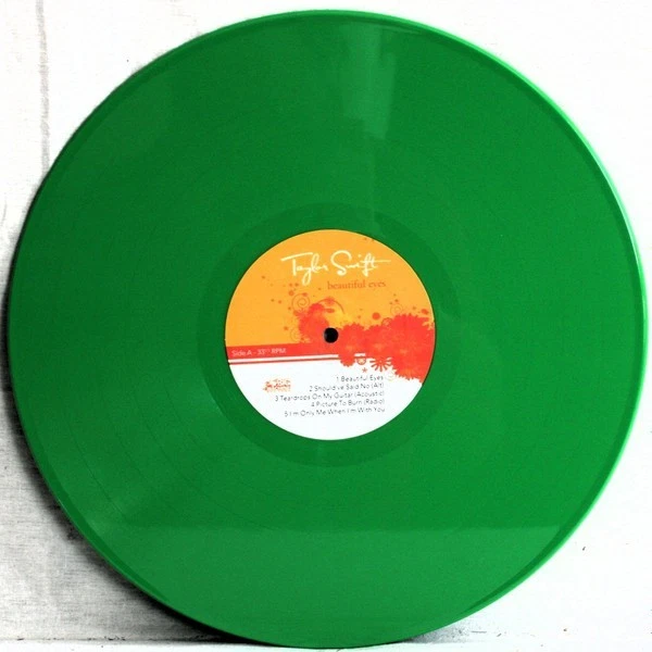 TAYLOR SWIFT "Beautiful Eyes" Green Vinyl Europe Companion To US CD/DVD SEALED - Image 4 of 4