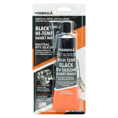 Black RTV Silicone Gasket Maker High Temp Oil Resistant Engine Seal