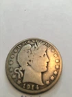 1914 barber half dollar vg