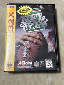 NFL Quarterback Club Sega Genesis 32X Manual And Map Plays