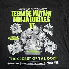 Toy Snobs TMNT 2 Secret Of The Ooze T Shirt XL Extra Large Limited Run