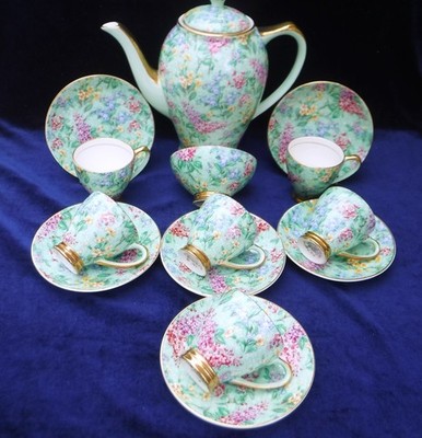 Empire Ware ~ Lilac Time ~ Chintz Kaffeeservice ohne Beschädigungen