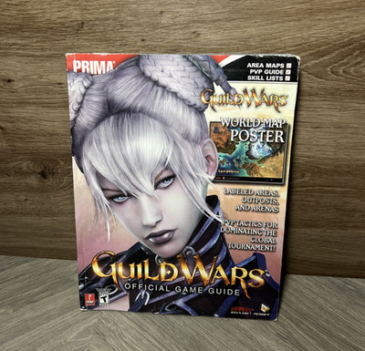 Official Strategy Games Guild Wars Prima Games with map
