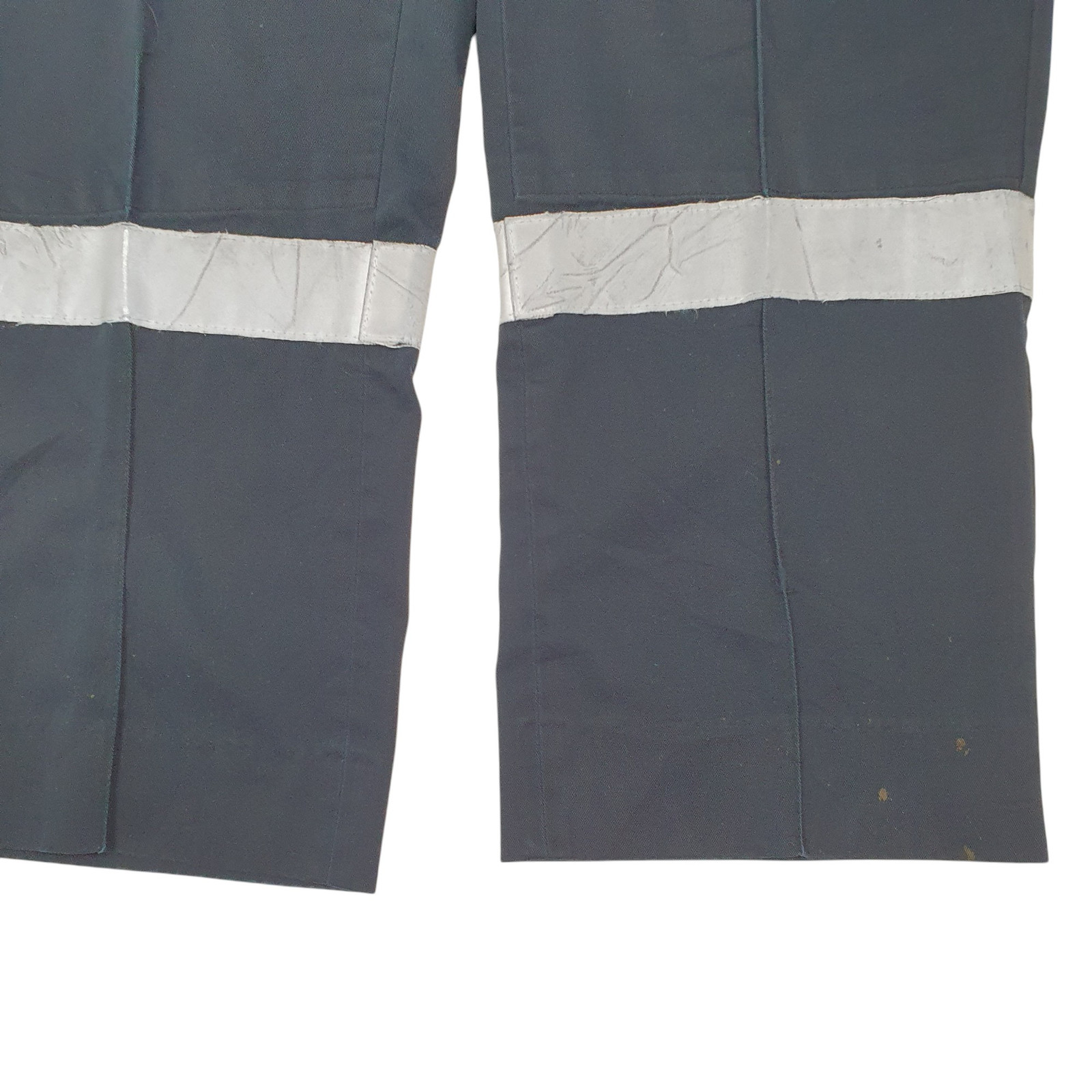 CARLETON UNIFORMS Workwear Reflective Cargo Workwear Trousers Navy W36 L30 image 4