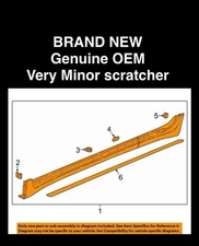 NEW🔥 OEM 2018-2024 CHEVROLET TRAVERSE Right Passenger ROCKER PANEL MOLDING Trim