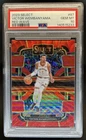 2023-24 Panini Select Victor Wembanyama Red Wave Prizm RC Concourse #87 PSA 10