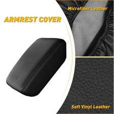 For 2018-24 Jeep Wrangler Jl Jlu Leather Center Console Armrest Lid Box Cover 1x