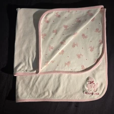 Gymboree Tickled Pink Cotton Receiving Blanket Poodle