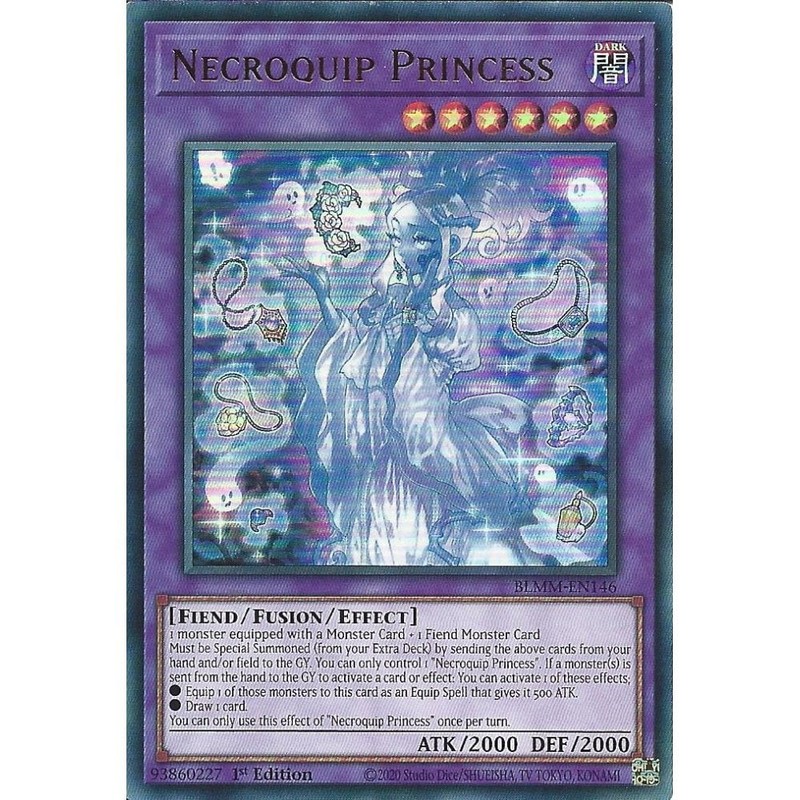 BLMM-EN146 Necroquip Princess : Ultra Rare Card : 1st Edition : YuGiOh TCG