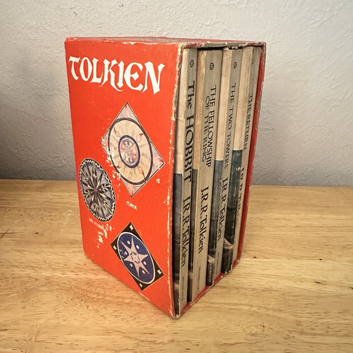 J.R.R. Tolkien Lord of the Rings Paperback 4 Book Boxed Set 1974