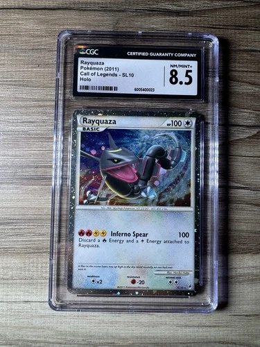 Pokémon Shiny Rayquaza SL10 Call of Legends Holo Ultra Rare: CGC 8.5 Clean!