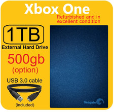 Xbox One 1TB or 500GB External Hard Xbox One X, S and Original 1540 Game Drive