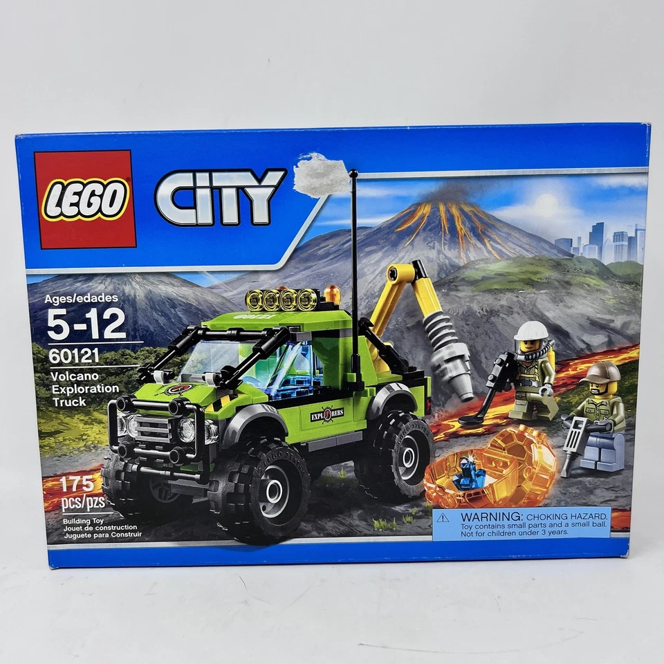 LEGO City 60121 Volcano Exploration Truck Complete Set 175 Pieces Ages 5-12 - Image 2 of 3