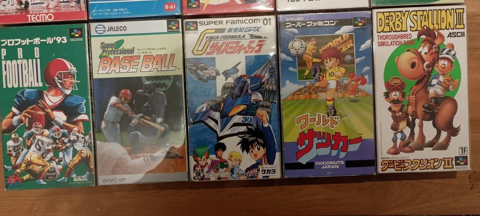 Super famicom games LOT #3 SPORTS games cib (x10) - Image 3 of 3