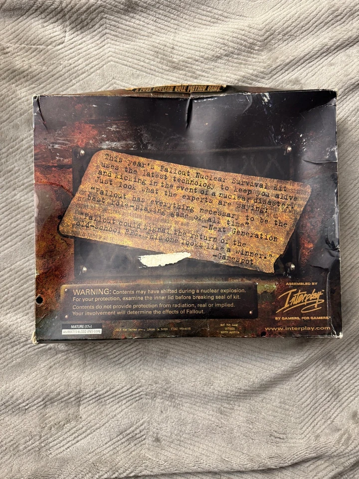 Fallout: A Post Nuclear Role Playing Game (PC, 1997) - Big Box - Sealed NEW - Image 4 of 4