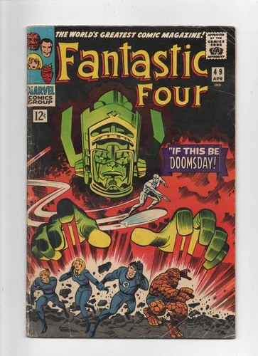 FANTASTIC FOUR  #49  G/VG   2ND SILVER SURFER