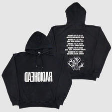 Radiohead 2025 Pick It Up Tour Black Hoodie Reprint