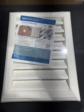 (15 W x 20 H) Gable Vent White Vinyl Rectangl...