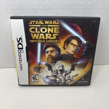 Star Wars the Clone Wars Republic Heroes - Nintendo DS CIB 