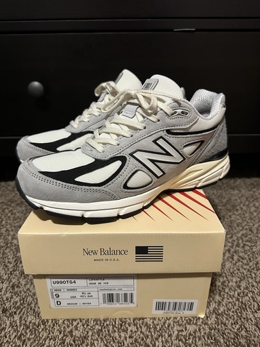 New Balance 990v4 Made In USA "Grau Schwarz" (Größe 9) (gebraucht) - Bild 2 von 5
