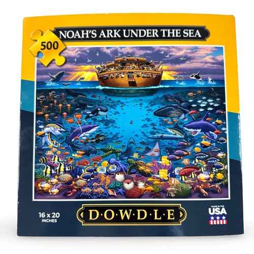 Noahs Ark Under the Sea DOWDLE 500 Piece Puzzle 16x20 *NEW / Sealed Bag ...
