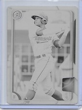 2015 Bowman Draft ADAM BRETT WALKER 1/1 plate black Minnesota Twins #48